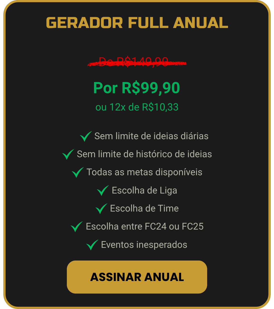 Plano Full Anual - Ideias ilimitadas por R$ 87